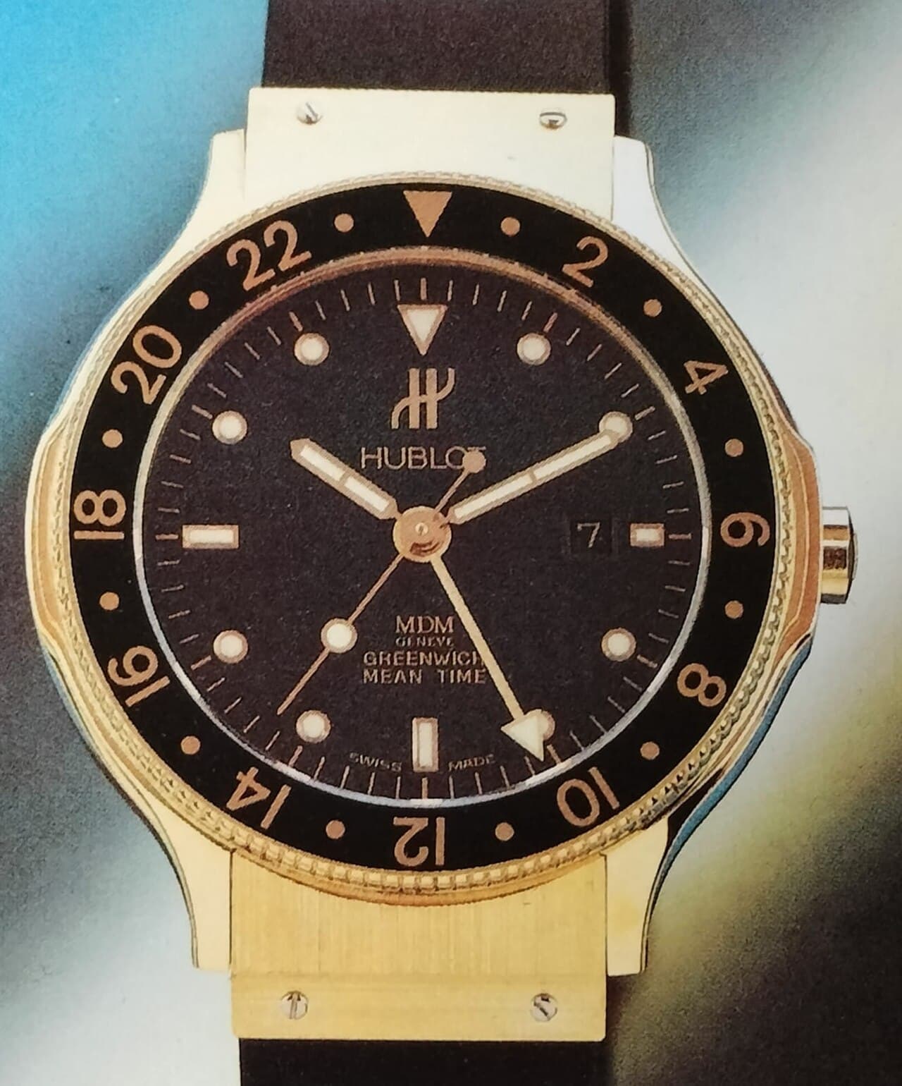 Hublot MDM Geneve GMT (Greenwich Mean Time)