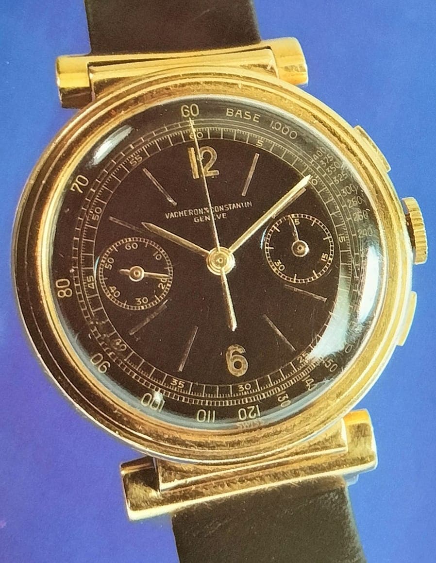 Vacheron Constantin Vintage chronograph (1940s, black tachymetre dial)