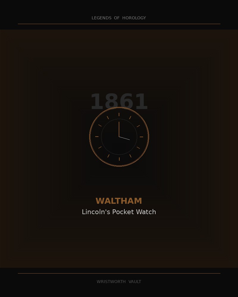 Waltham Lincoln's Pocket Watch